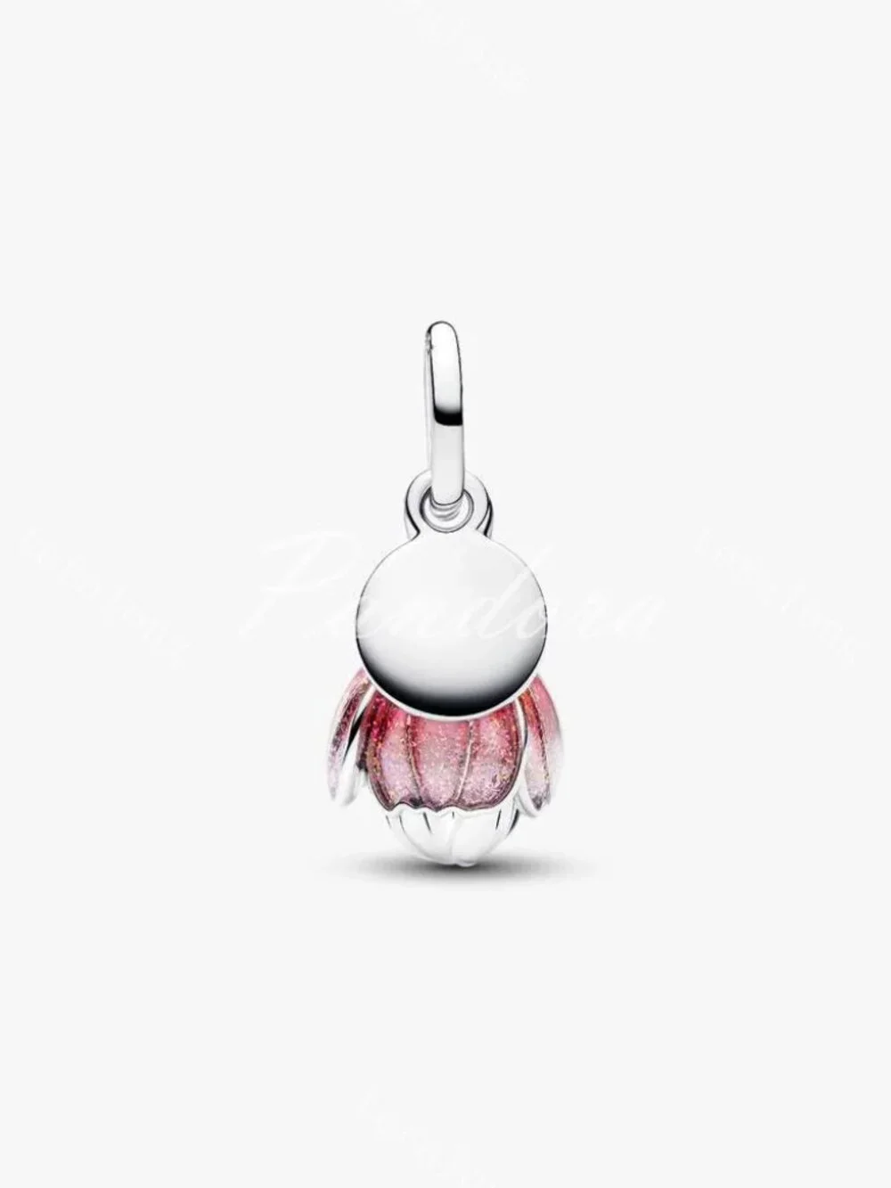 Pandora Two-Tone Blooming Flower Dangle Charm